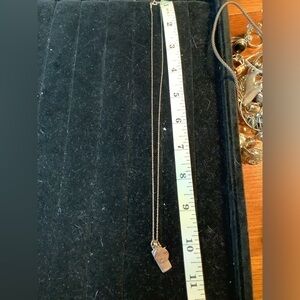 Dream &Believe Charm Necklace Sterling Silver Tested